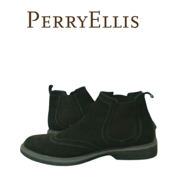 Perry Ellis Other - 💎💎PERRY ELLIS MEN'S CHELSIE BROGUE ANKLE BOOTS💎
